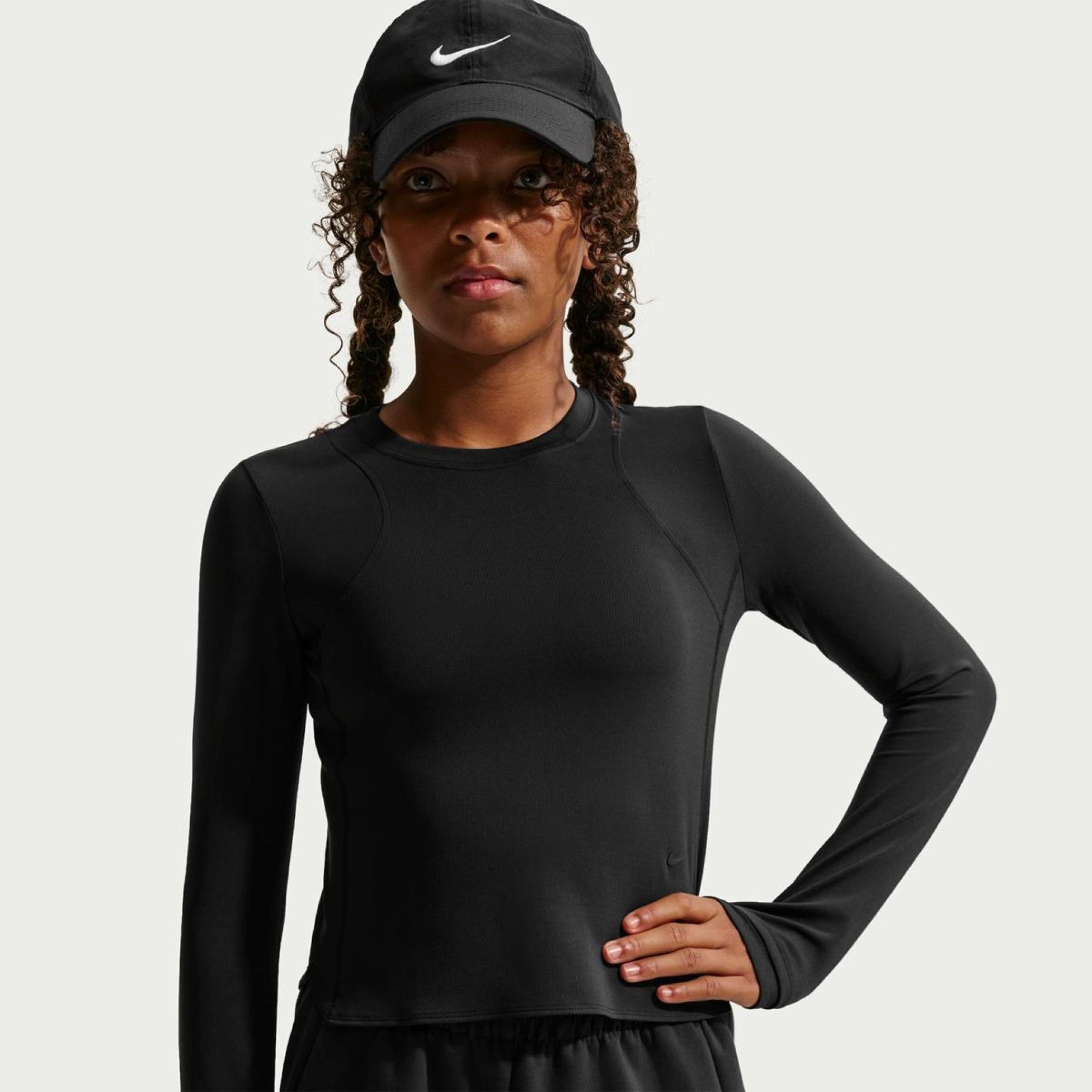 Дитячий лонгслів NIKE G NK MAVN DF RIBBED LS TOP IM1761-010