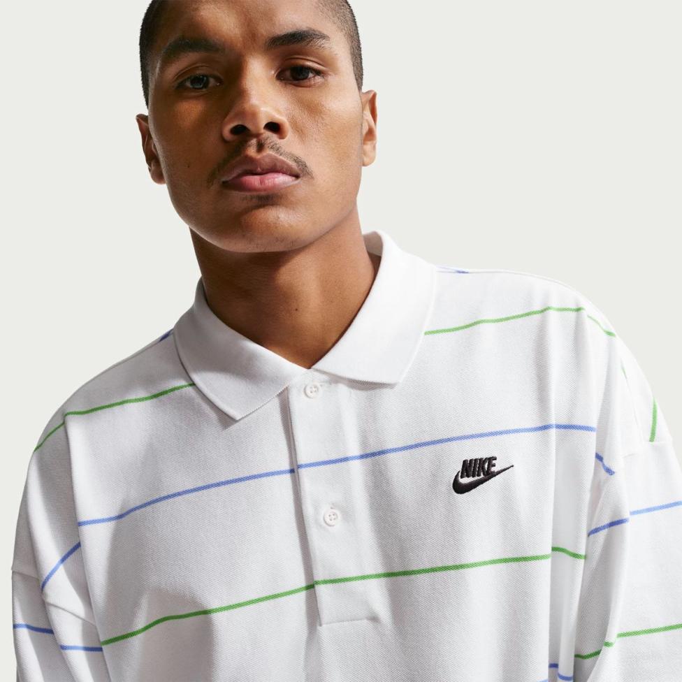 Мужское поло NIKE M NK CLUB OS STRIPE POLO IF0736-100_image_3