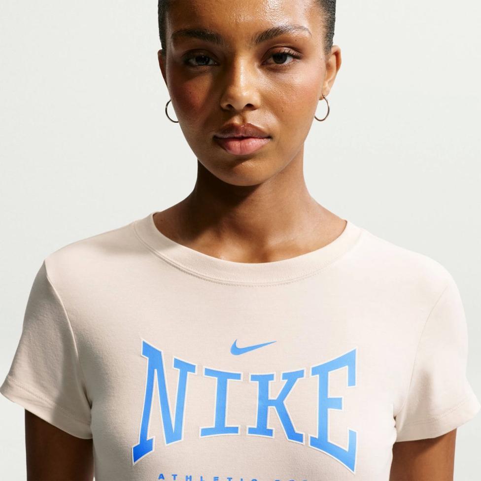 Женская футболка NIKE W NSW MOD CROP ATH LEAGUE TEE IR8967-104_image_3