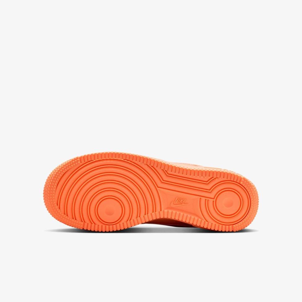 Дитячі кросівки NIKE AIR FORCE 1 SUEDE ORANGE PULSE (GS) IR5611-801