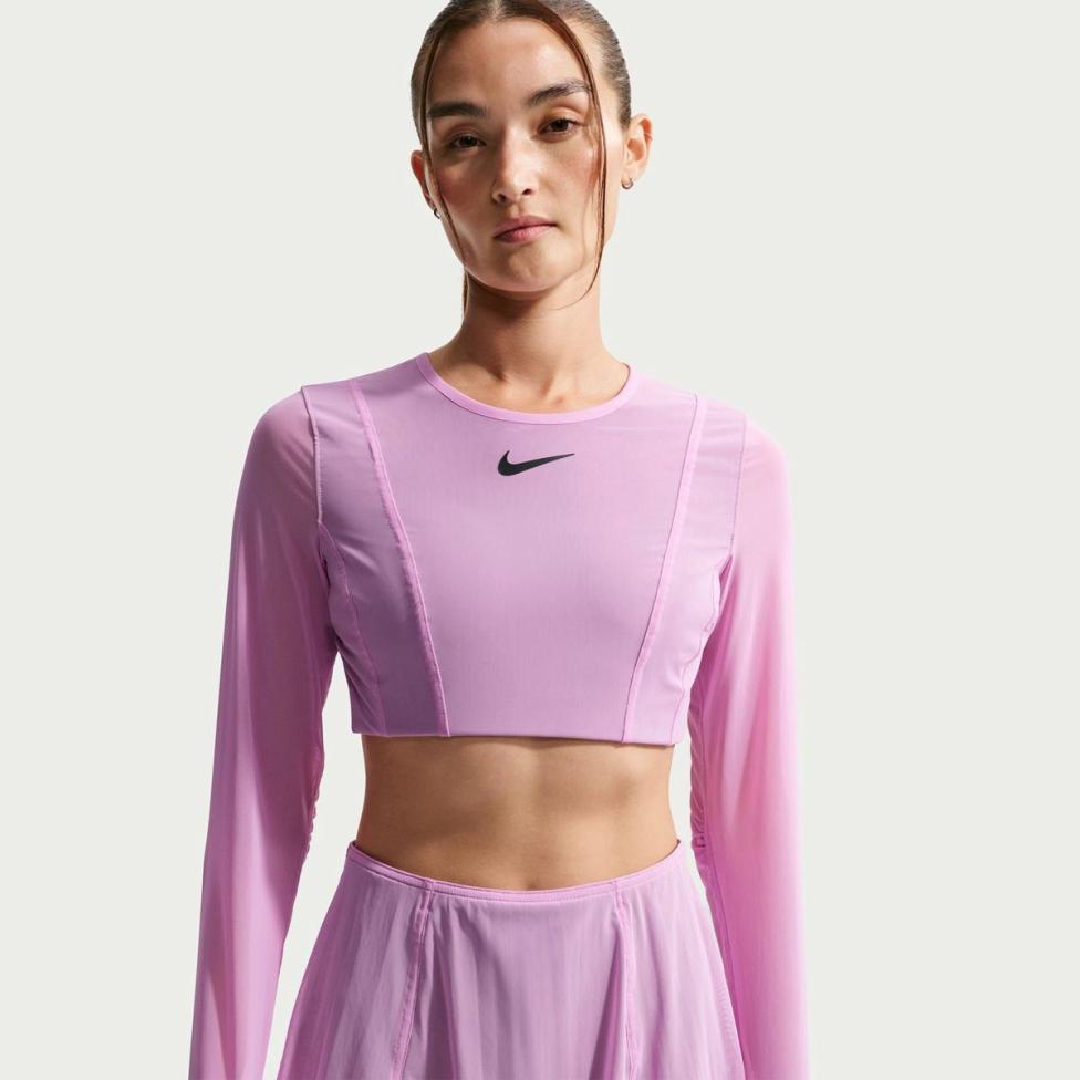 Женский лонгслив NIKE W NKCT SLAM LS CRP RG II3375-503_image_3