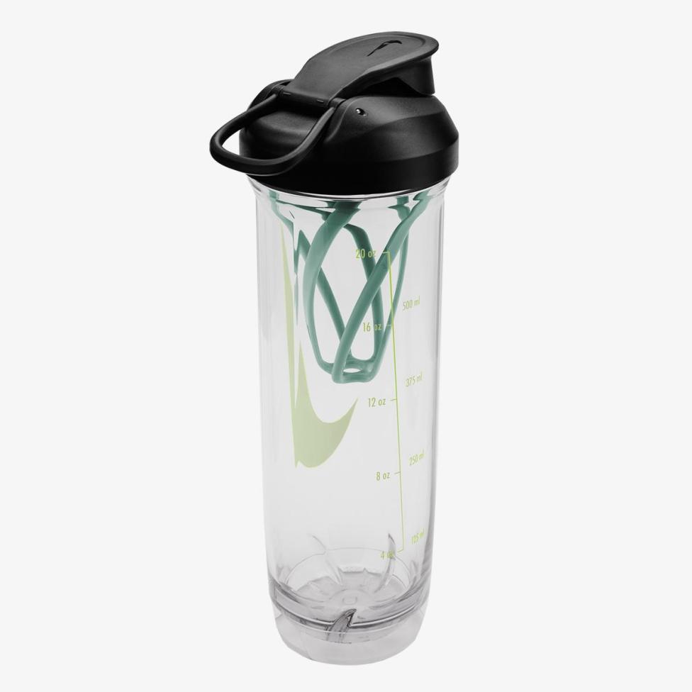 Пляшка NIKE TR RECHARGE SHAKER BOTTLE 2.0 24 OZ CLEAR/BLACK/CANNON/VOLT 24OZ N.101.0724.943.24