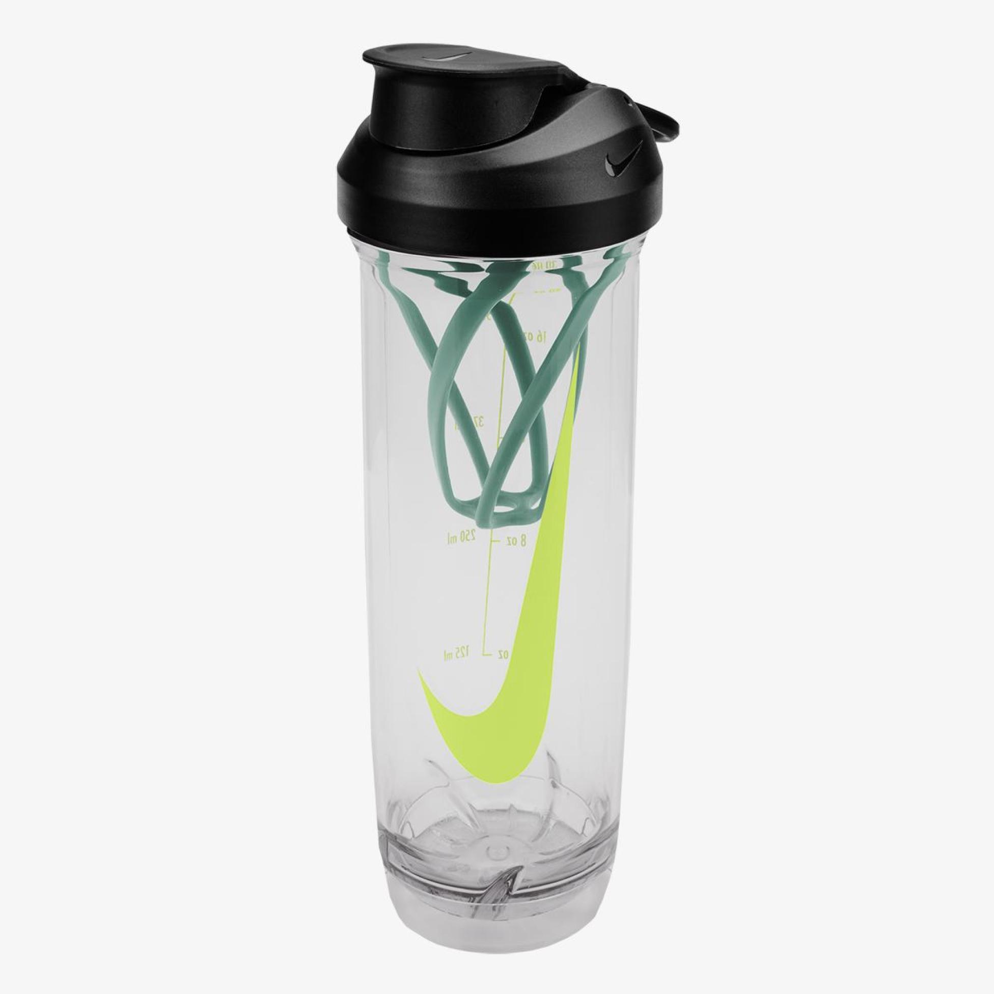 Пляшка NIKE TR RECHARGE SHAKER BOTTLE 2.0 24 OZ CLEAR/BLACK/CANNON/VOLT 24OZ N.101.0724.943.24