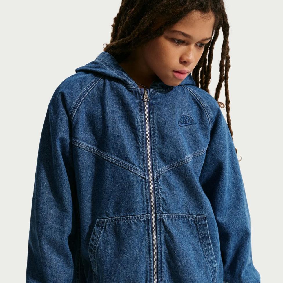 Дитяча спортивна кофта NIKE K NSW WR DENIM FZ JACKET IF2306-435_image_3