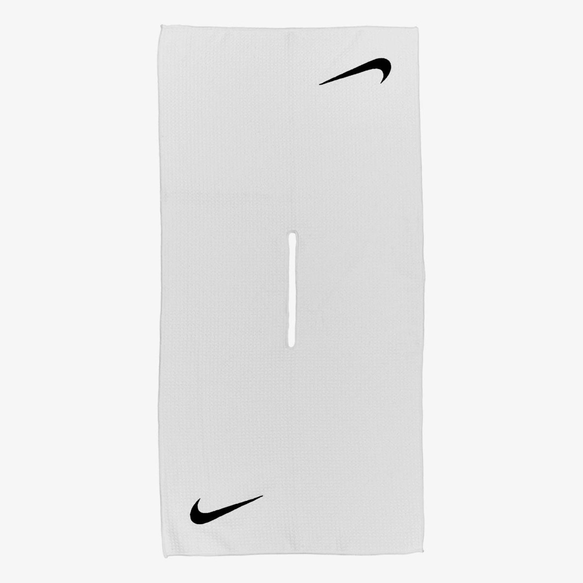Рушник NIKE CADDY GOLF TOWEL 2.0 WHITE/BLACK OSFM N.100.7201.101.OS