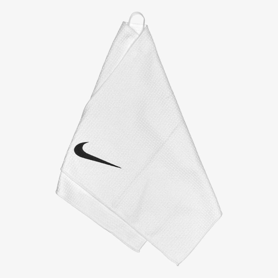 Рушник NIKE CADDY GOLF TOWEL 2.0 WHITE/BLACK OSFM N.100.7201.101.OS