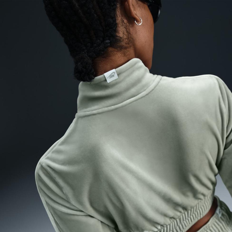 Жіночий світшот NIKE W NSW CLLCTN VELOUR FZ TOP OFL FZ3679-370_image_3