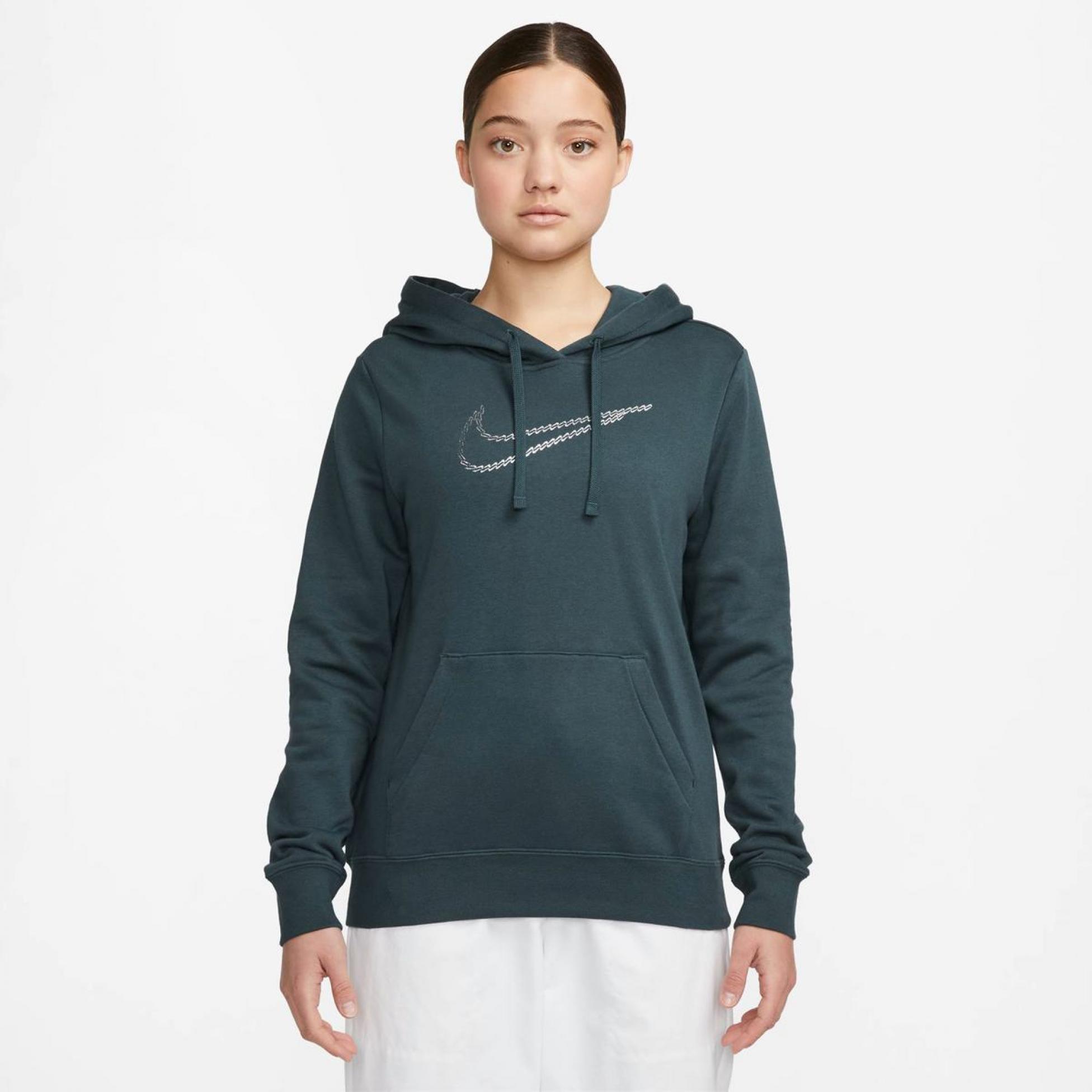 Жіночий світшот NIKE W NSW PE CLB FLC SHINE OS PO FB8763-328