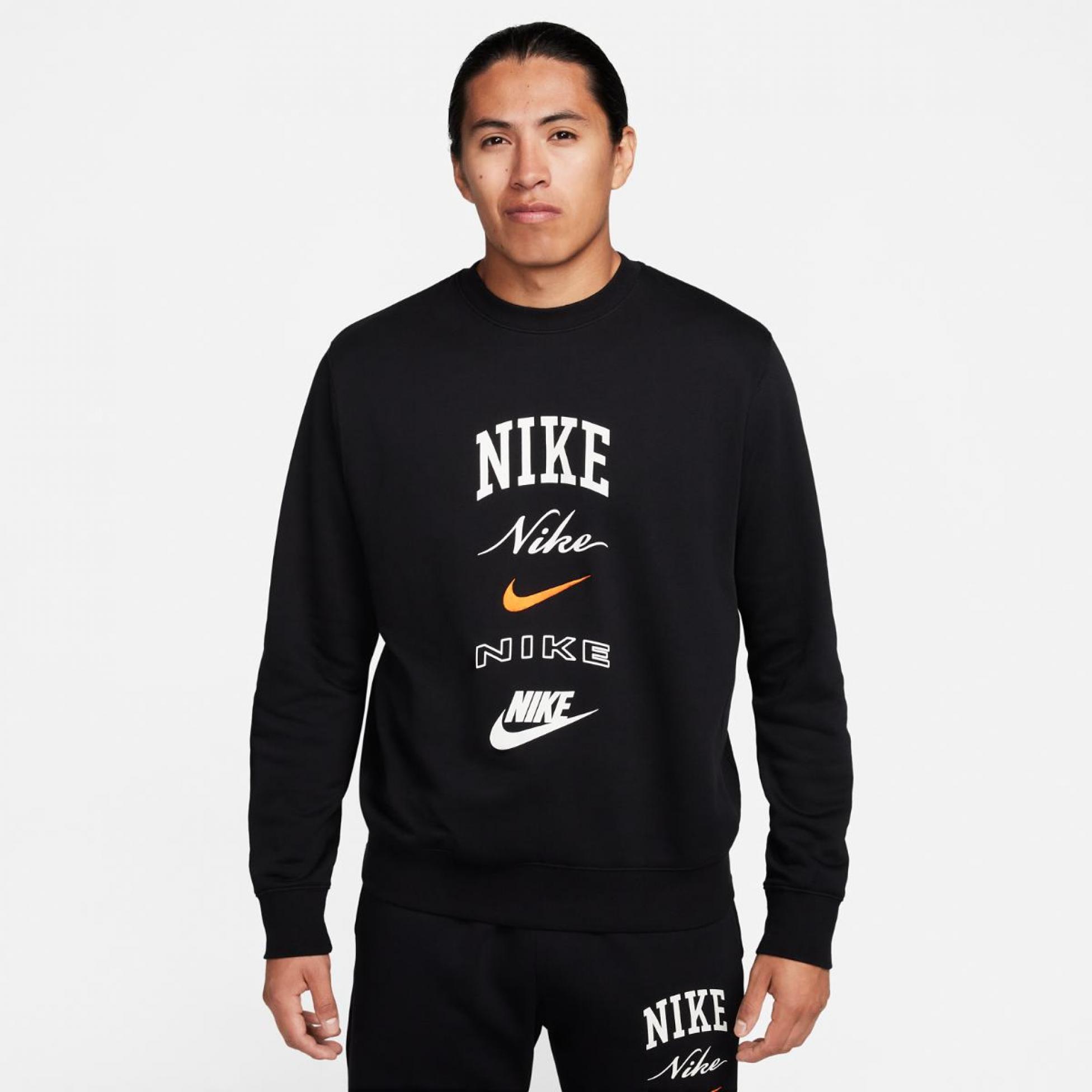 Чоловічий світшот NIKE M CLUB BB CREW STACK GX FN2610-010